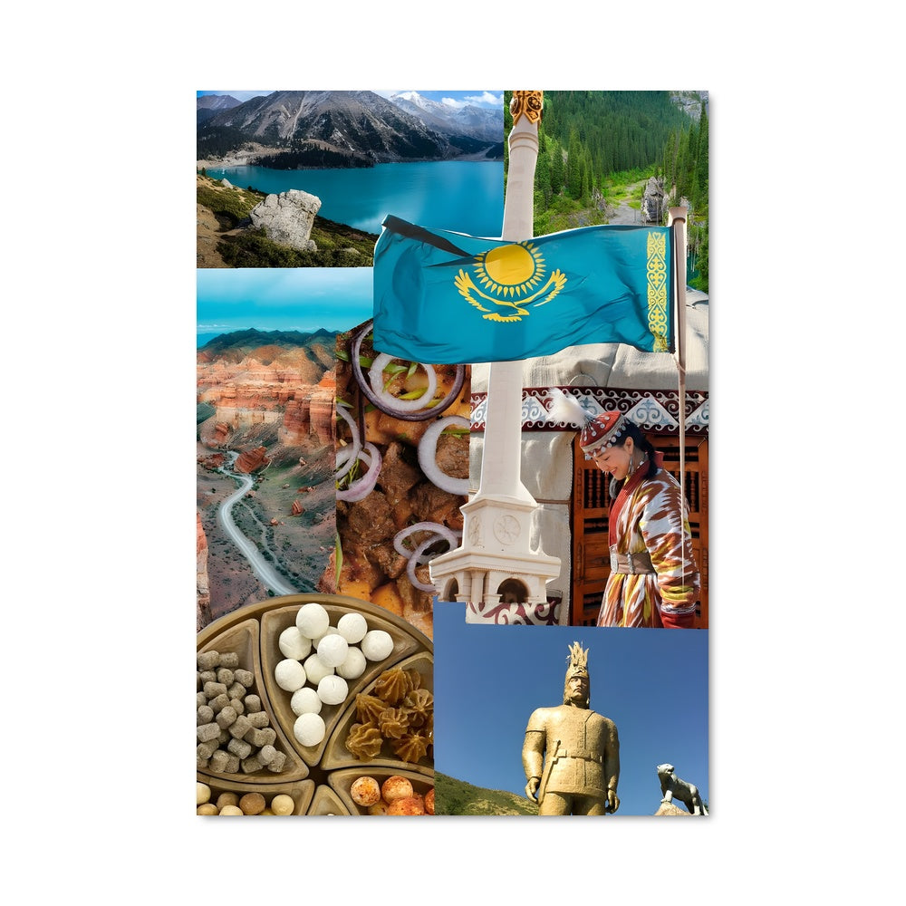 Poster Kaleidoscope Kazakhstan