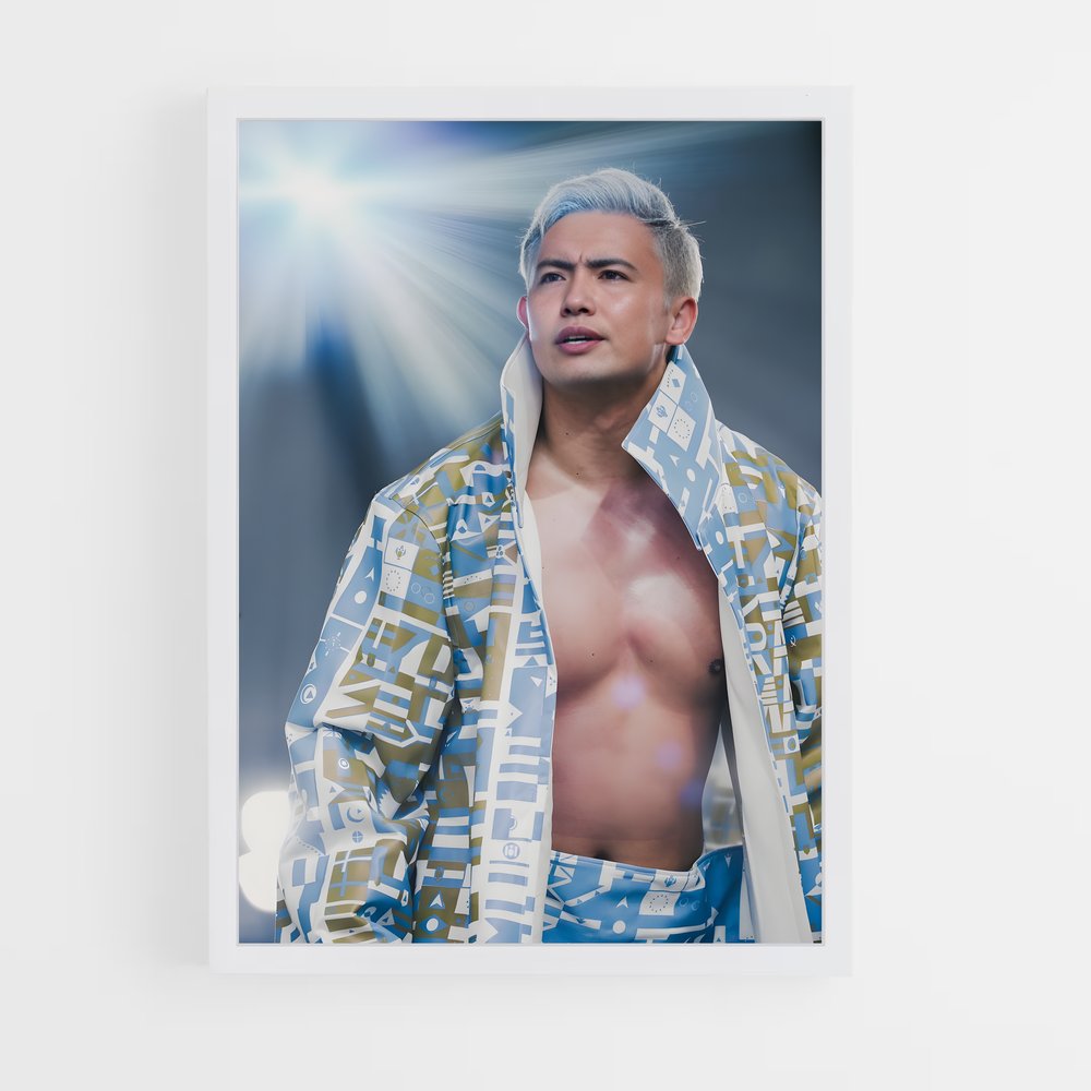 ap-kazuchika okada-1 cadre Blanc