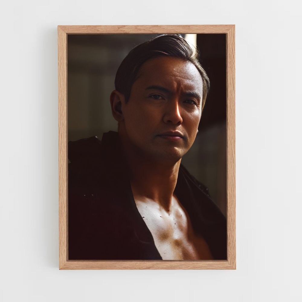 ap-kazuchika okada-7 cadre Bois clair
