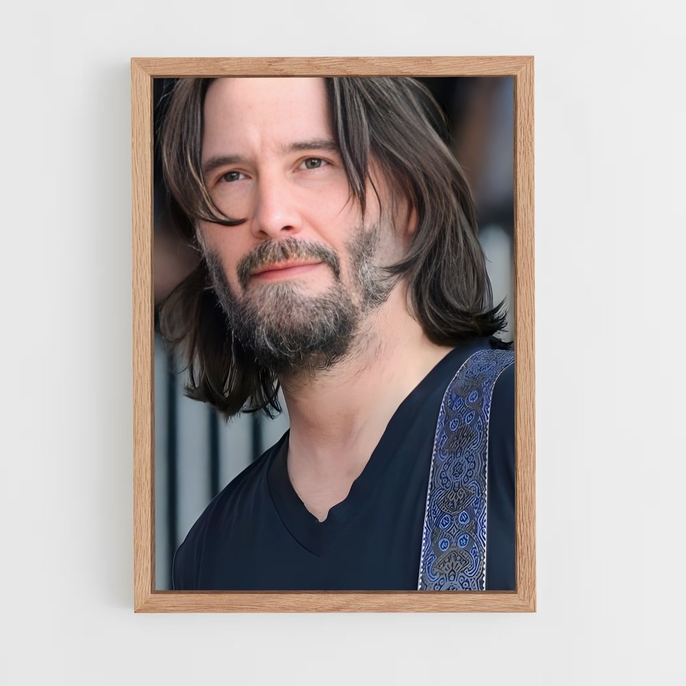 ap-keanu reeves-10 cadre Bois clair