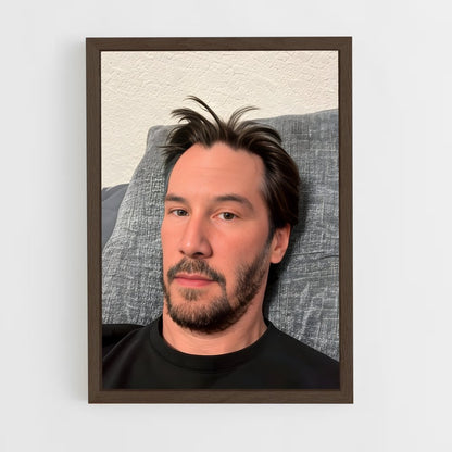 ap-keanu reeves-2 cadre Bois foncé