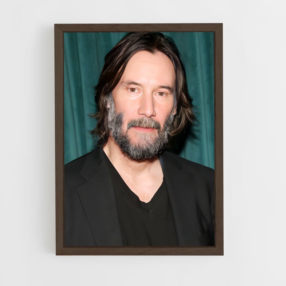 ap-keanu reeves-6 cadre Bois foncé