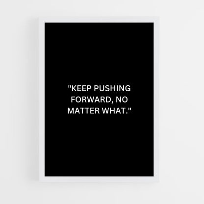 ap-keep pushing-5 cadre Blanc