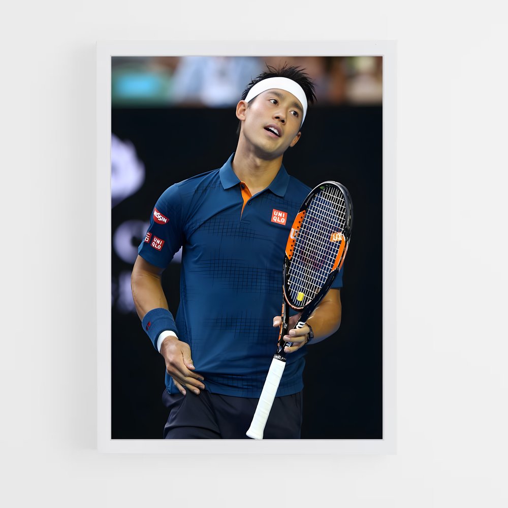 ap-kei nishikori-1 cadre Blanc