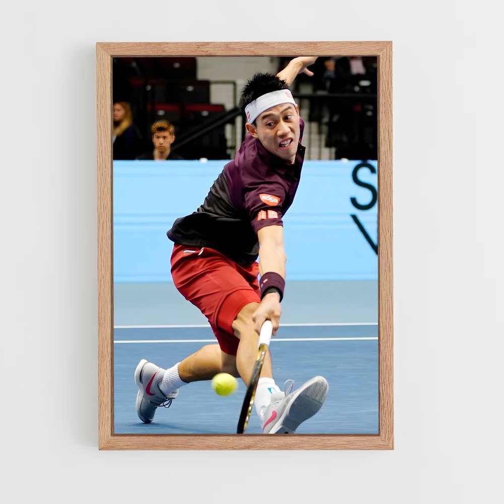ap-kei nishikori-2 cadre Bois clair