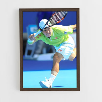 ap-kei nishikori-5 cadre Bois foncé