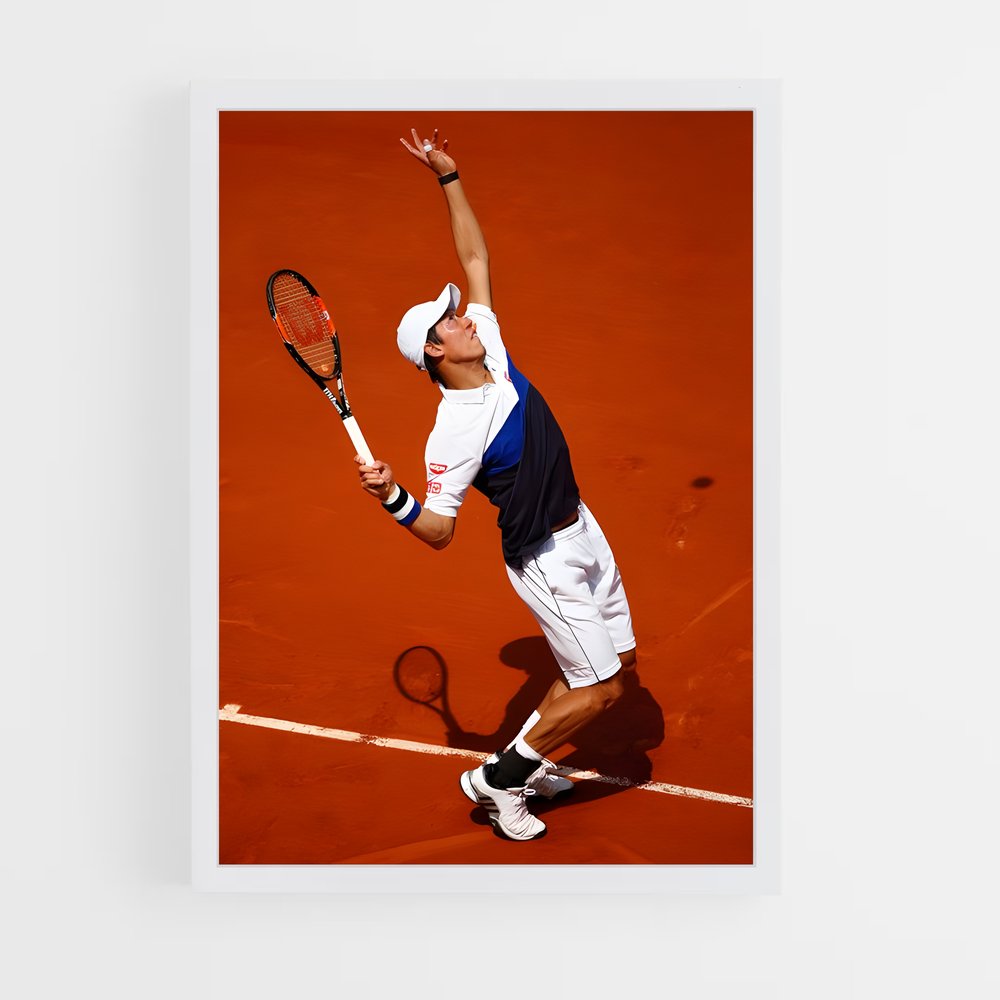 ap-kei nishikori-7 cadre Blanc
