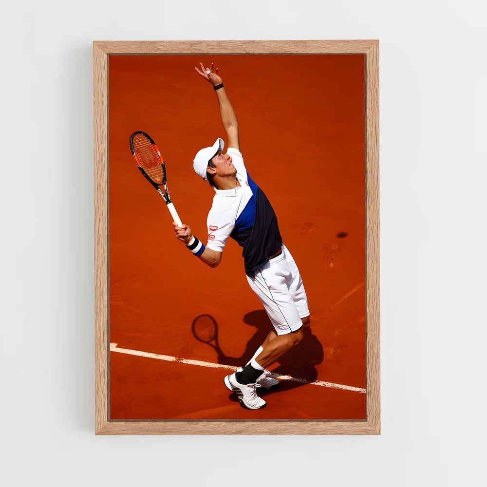 ap-kei nishikori-7 cadre Bois clair