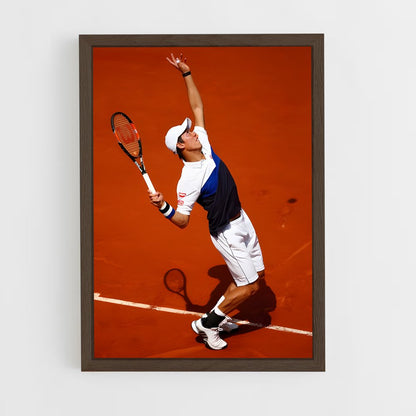ap-kei nishikori-7 cadre Bois foncé