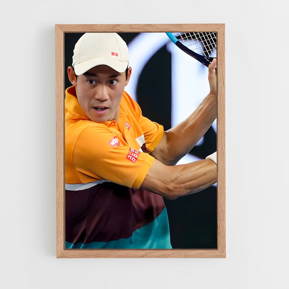 ap-kei nishikori-8 cadre Bois clair