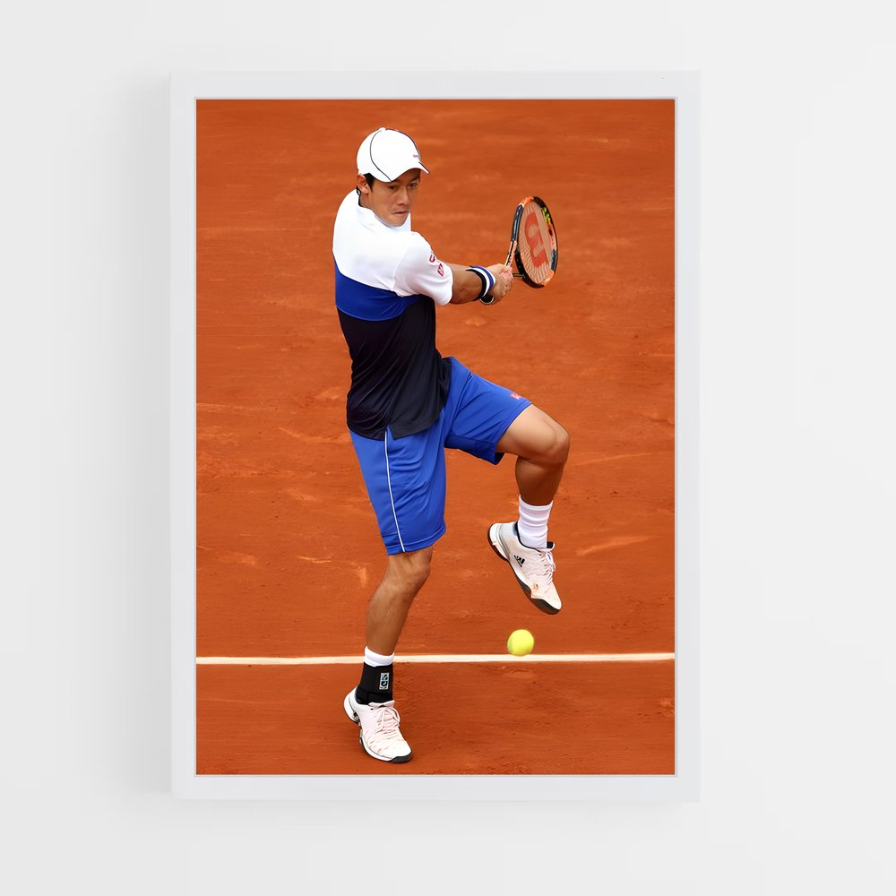 ap-kei nishikori-9 cadre Blanc
