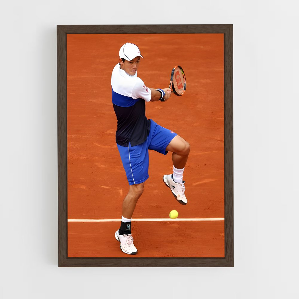 ap-kei nishikori-9 cadre Bois foncé