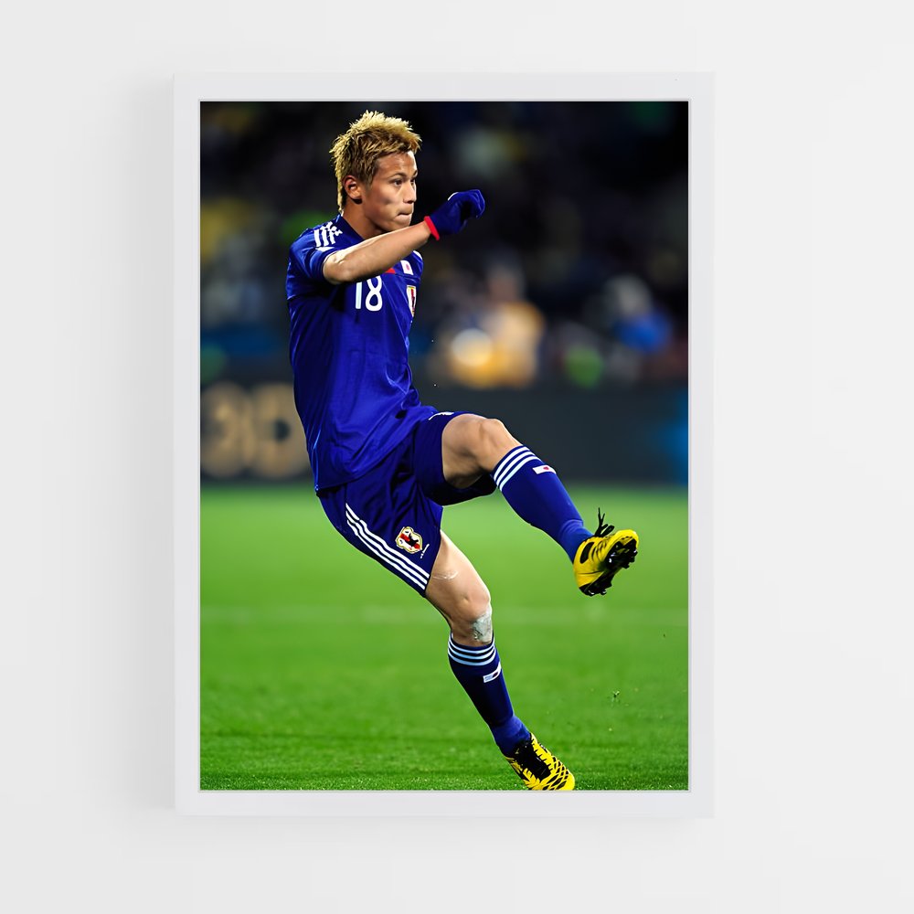 ap-keisuke honda-1 cadre Blanc