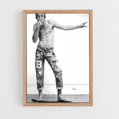 ap-keith haring-4 cadre Bois clair