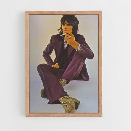 ap-keith richards-1 cadre Bois clair