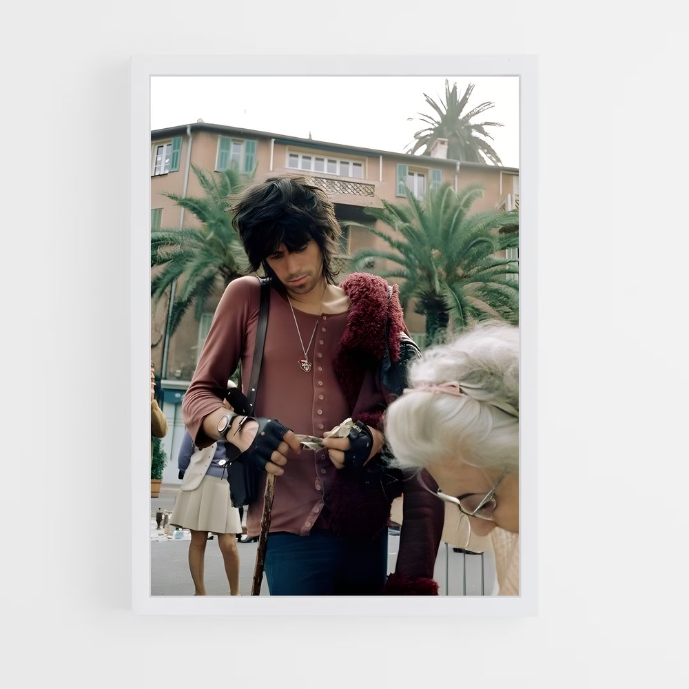 ap-keith richards-2 cadre Blanc