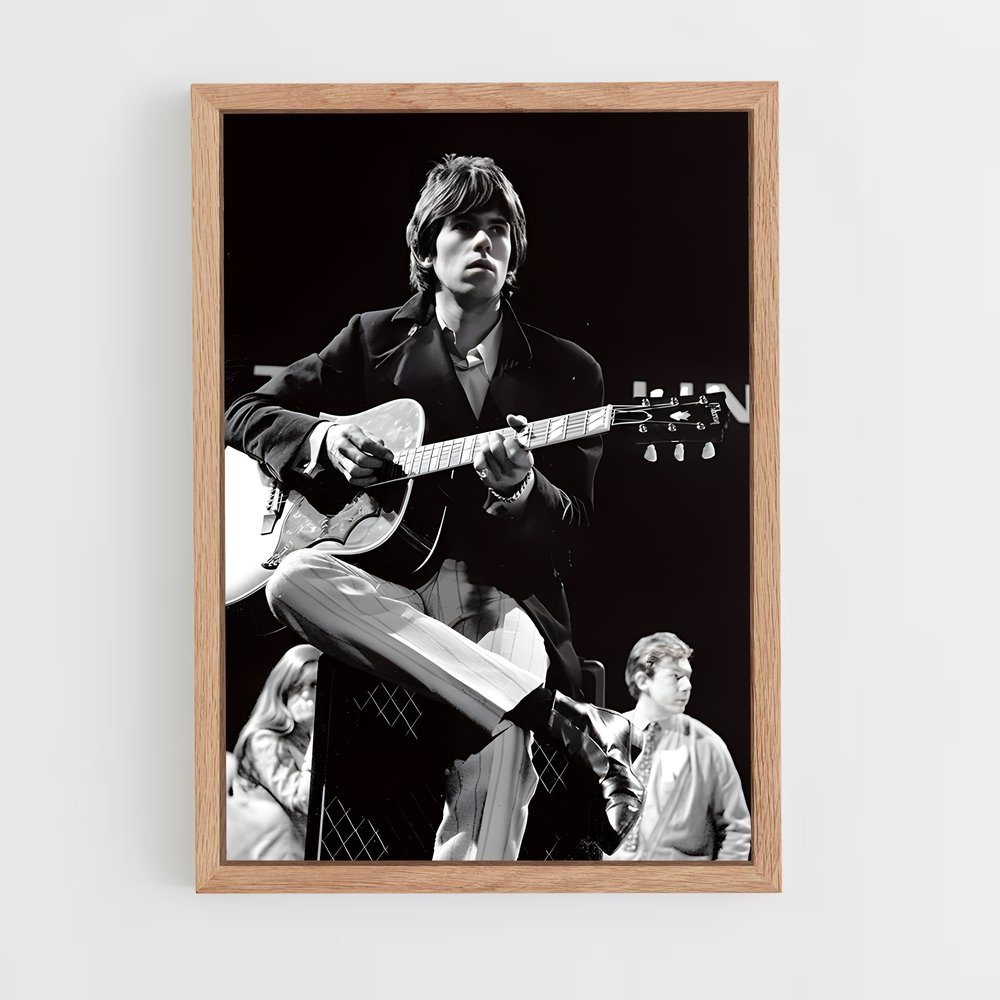 ap-keith richards-4 cadre Bois clair