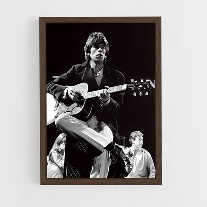 ap-keith richards-4 cadre Bois foncé