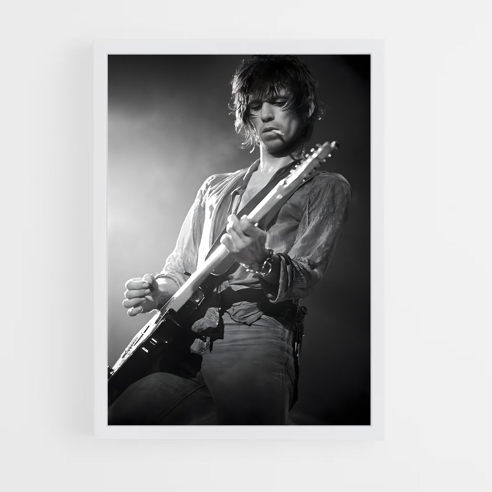 ap-keith richards-5 cadre Blanc
