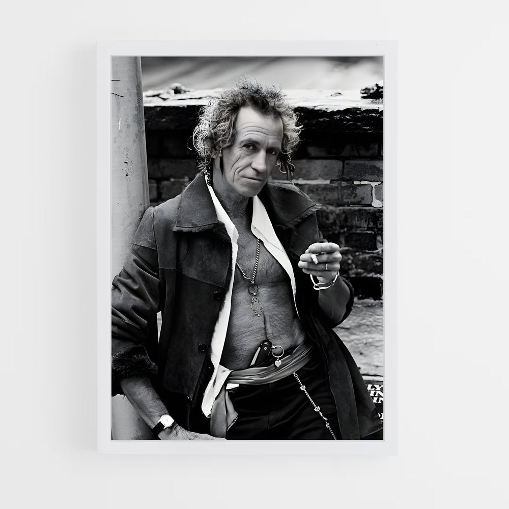 ap-keith richards-6 cadre Blanc