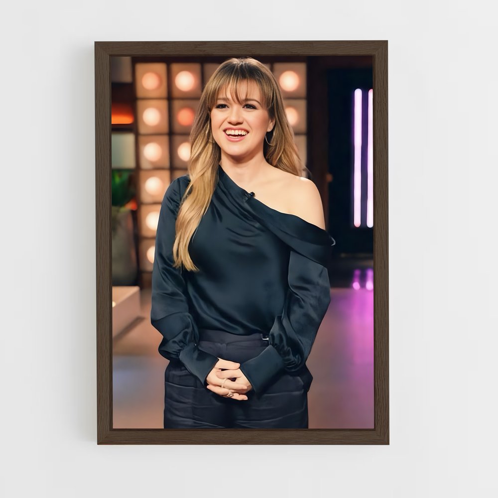 ap-kelly clarkson-6 cadre Bois foncé