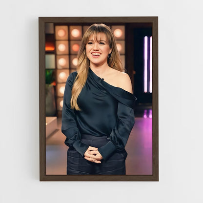 ap-kelly clarkson-6 cadre Bois foncé