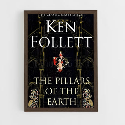ap-ken follett-3 cadre Bois foncé