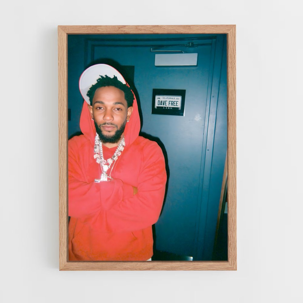 ap-kendrick lamar-4 cadre Bois clair