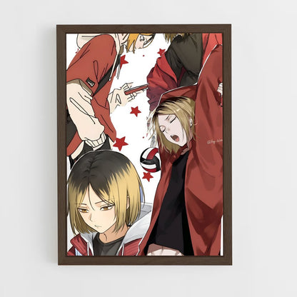 ap-kenma kozume-2 cadre Bois foncé