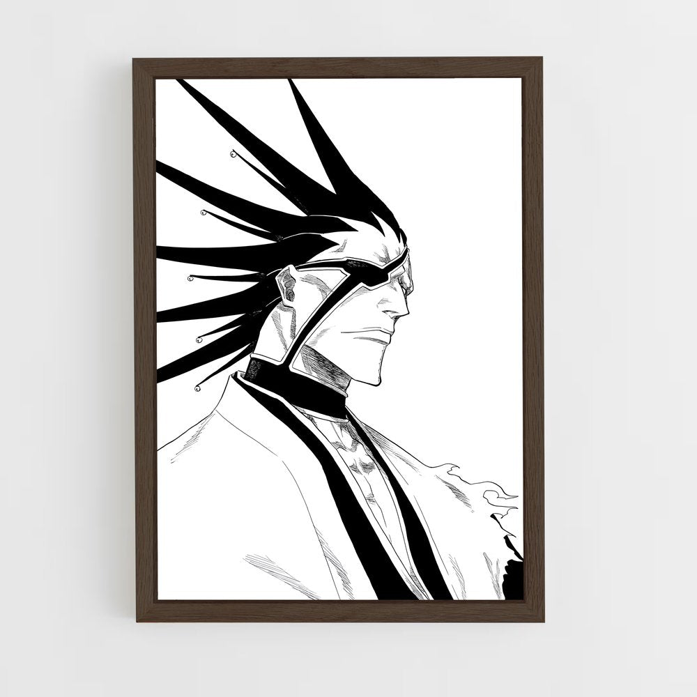 ap-kenpachi zaraki-5 cadre Bois foncé