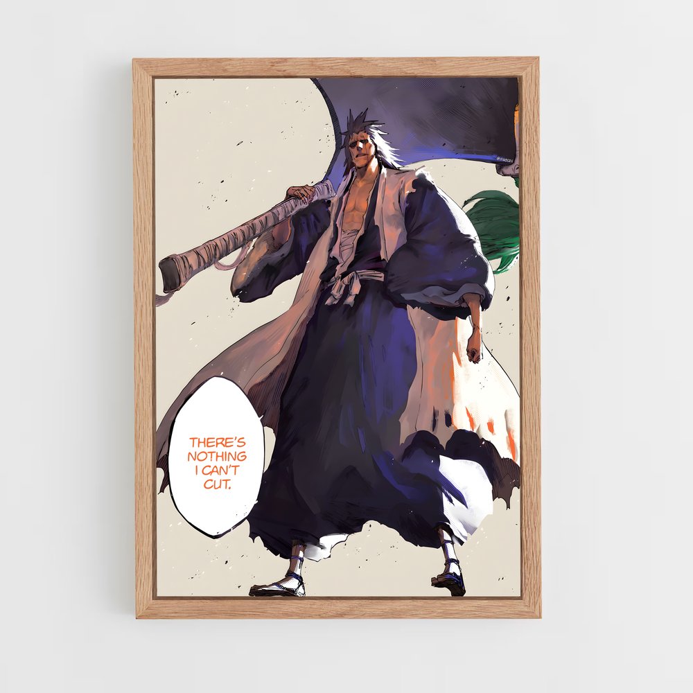 ap-kenpachi zaraki-6 cadre Bois clair