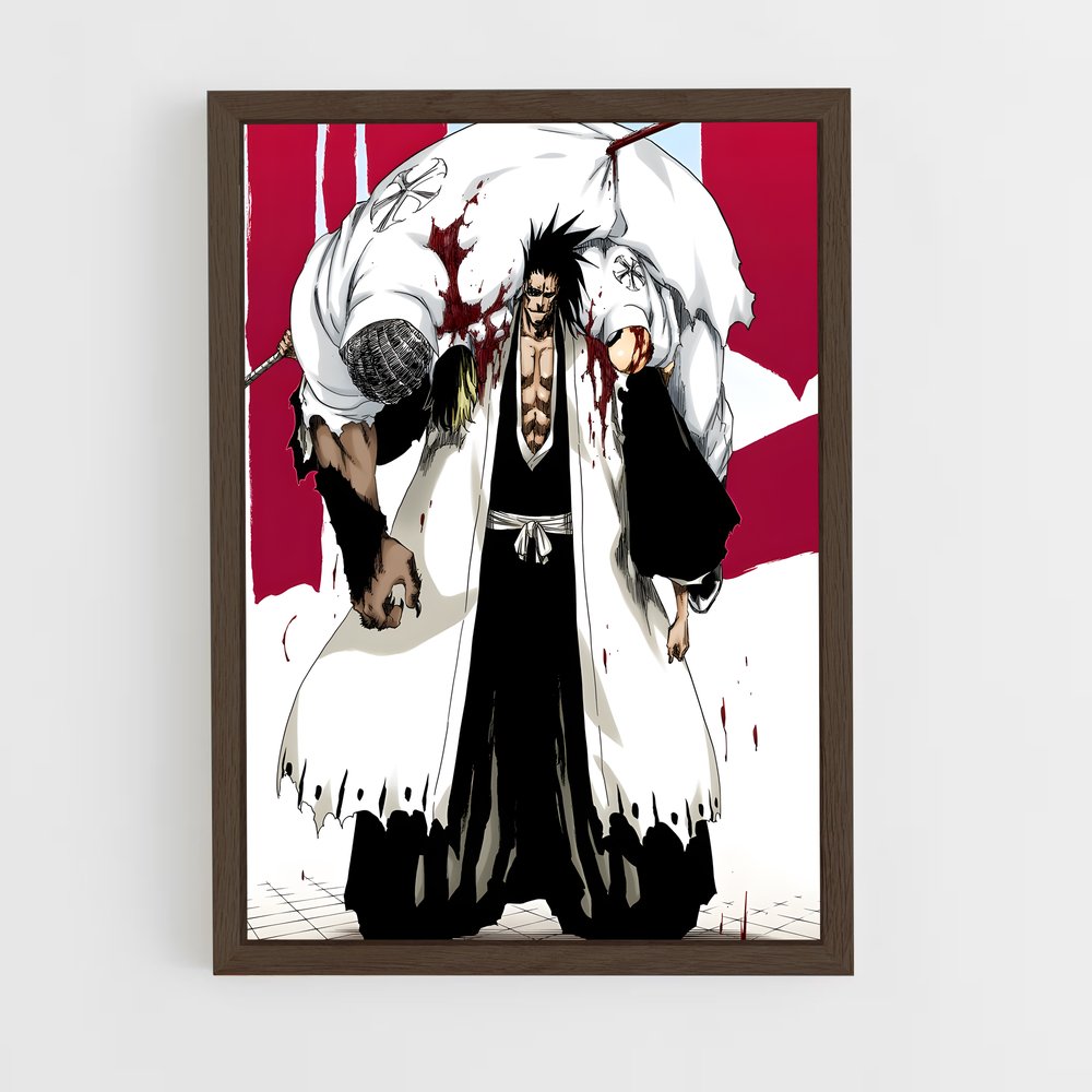 ap-kenpachi zaraki-7 cadre Bois foncé