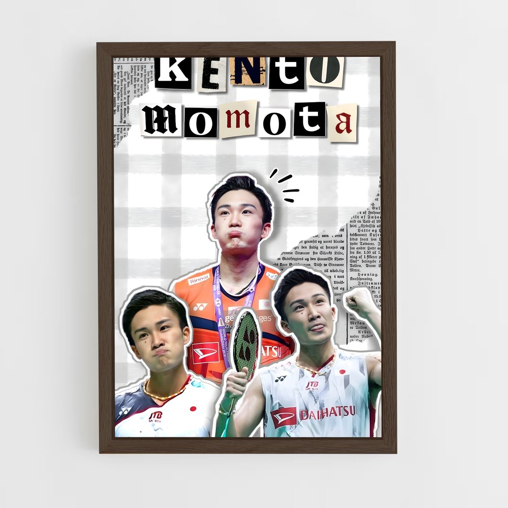 ap-kento momota-3 cadre Bois foncé
