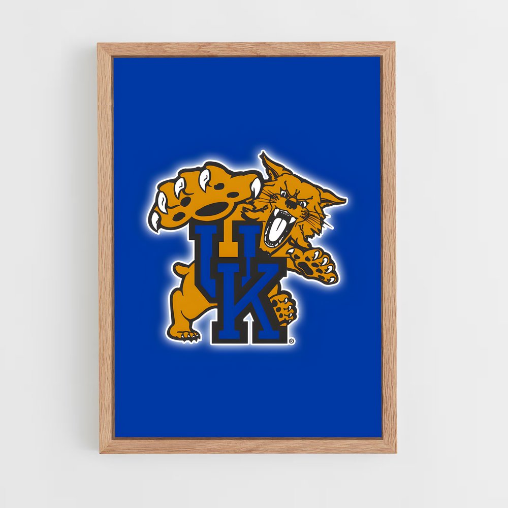 ap-kentucky wildcats-5 cadre Bois clair