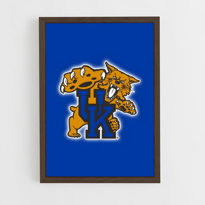 ap-kentucky wildcats-5 cadre Bois foncé