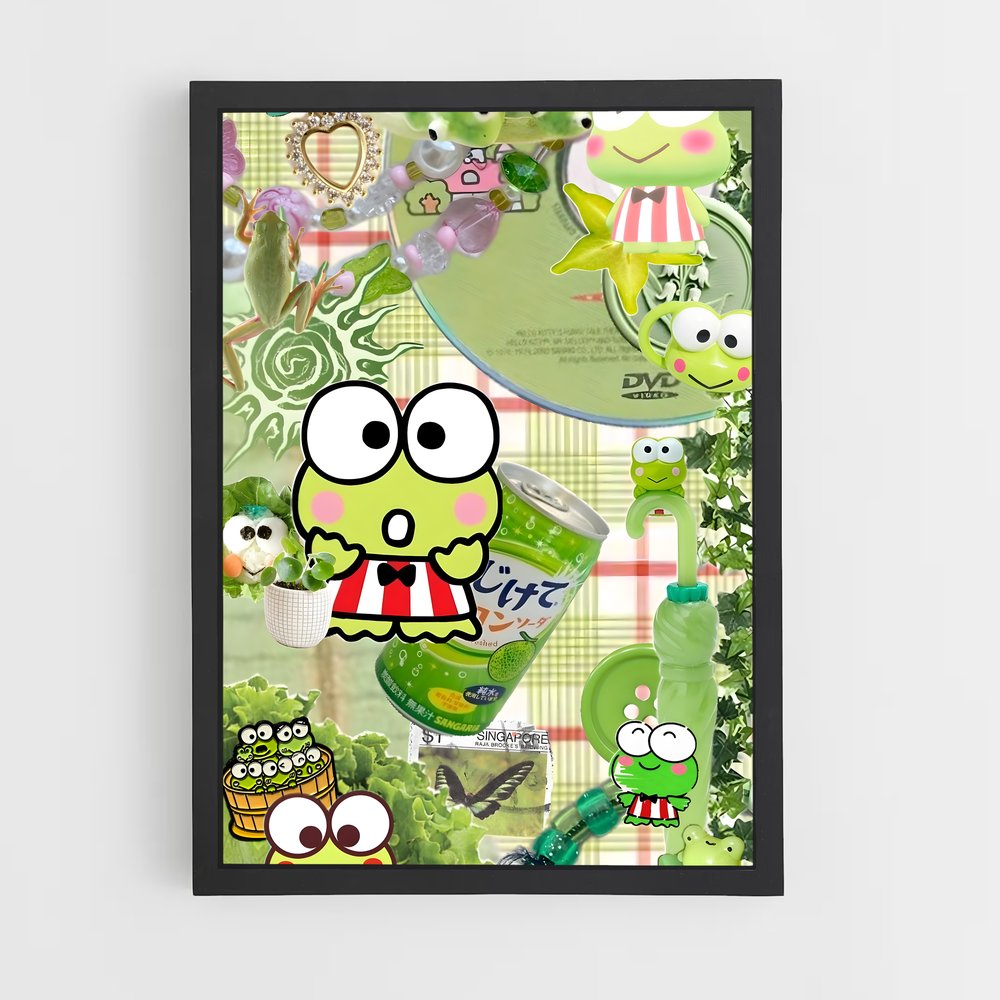 ap-keroppi-1 cadre Noir