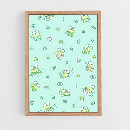 ap-keroppi-4 cadre Bois clair