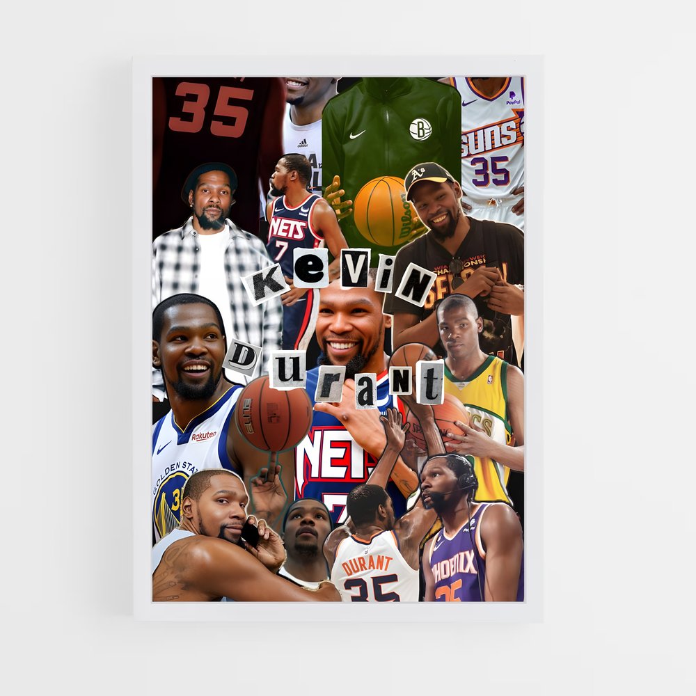 ap-kevin durant-6 cadre Blanc