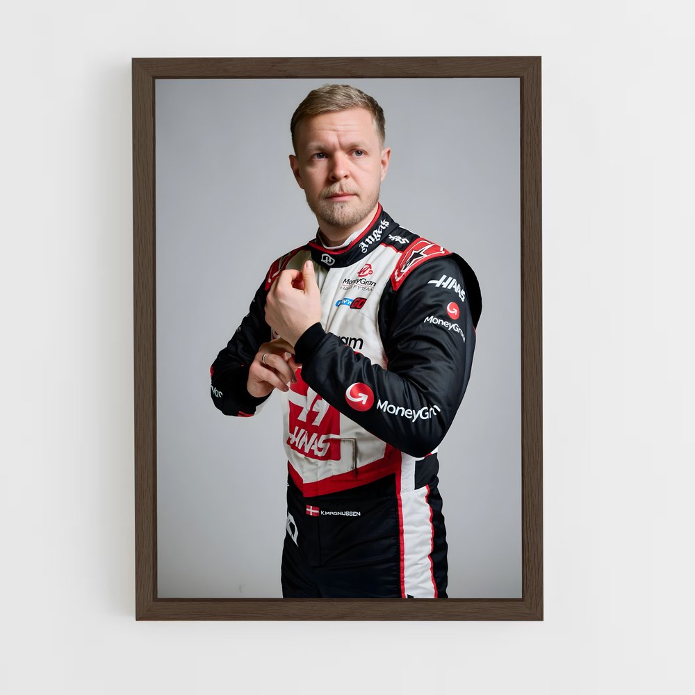 ap-kevin magnussen-11 cadre Bois foncé