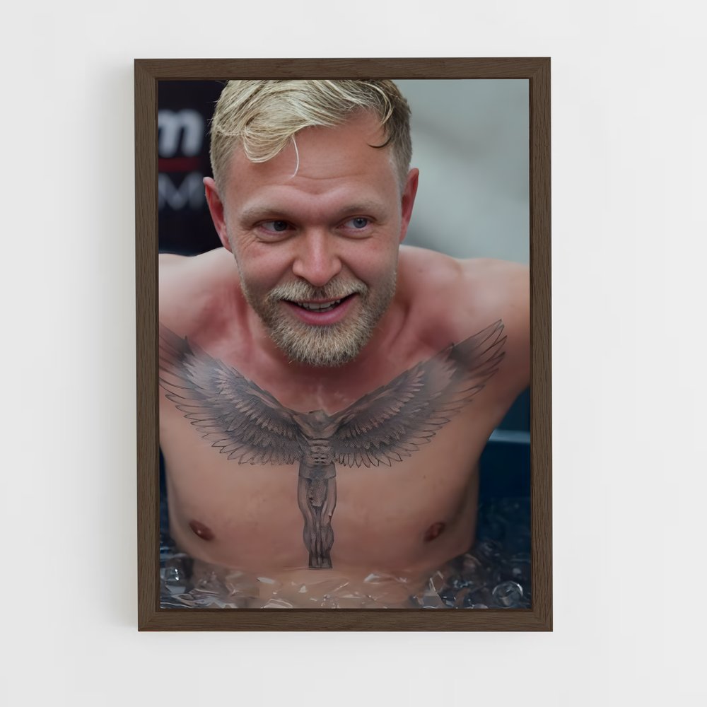 ap-kevin magnussen-7 cadre Bois foncé