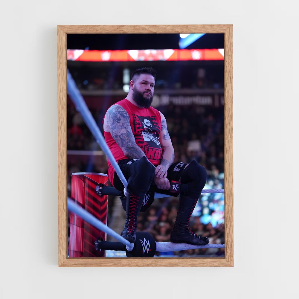 ap-kevin owens-2 cadre Bois clair