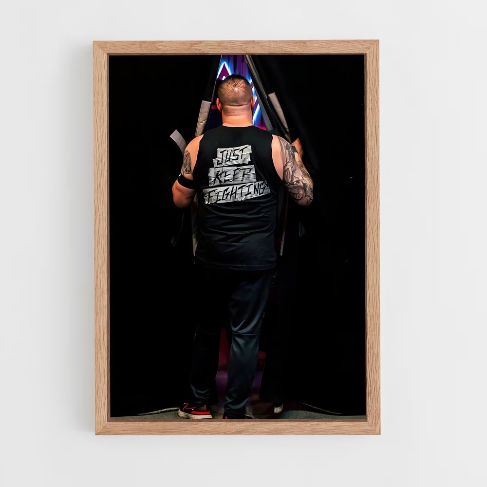 ap-kevin owens-4 cadre Bois clair