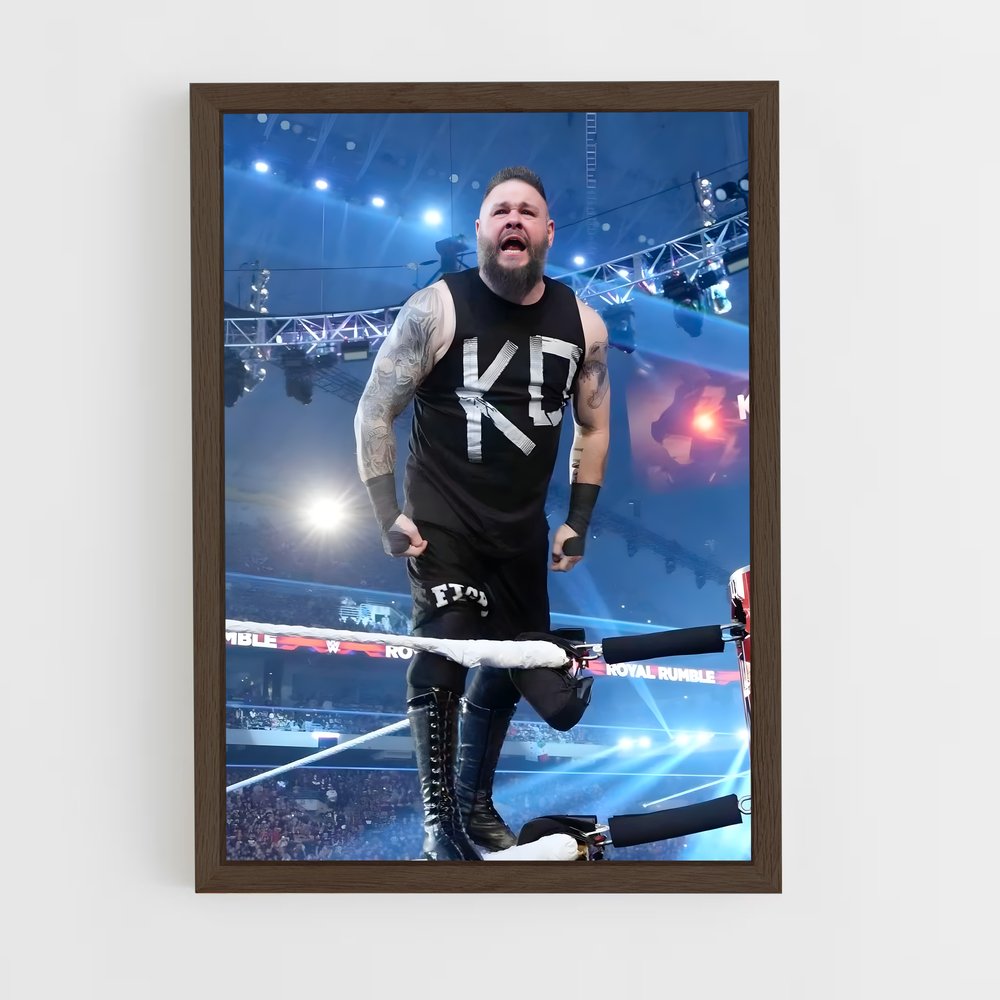 ap-kevin owens-5 cadre Bois foncé