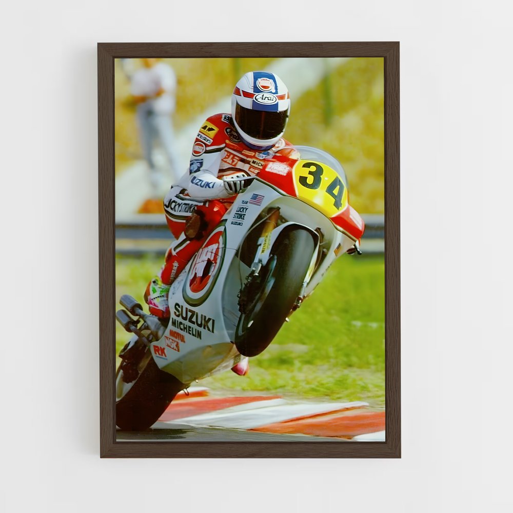 ap-kevin schwantz-1 cadre Bois foncé