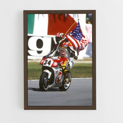 ap-kevin schwantz-2 cadre Bois foncé