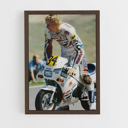 ap-kevin schwantz-4 cadre Bois foncé