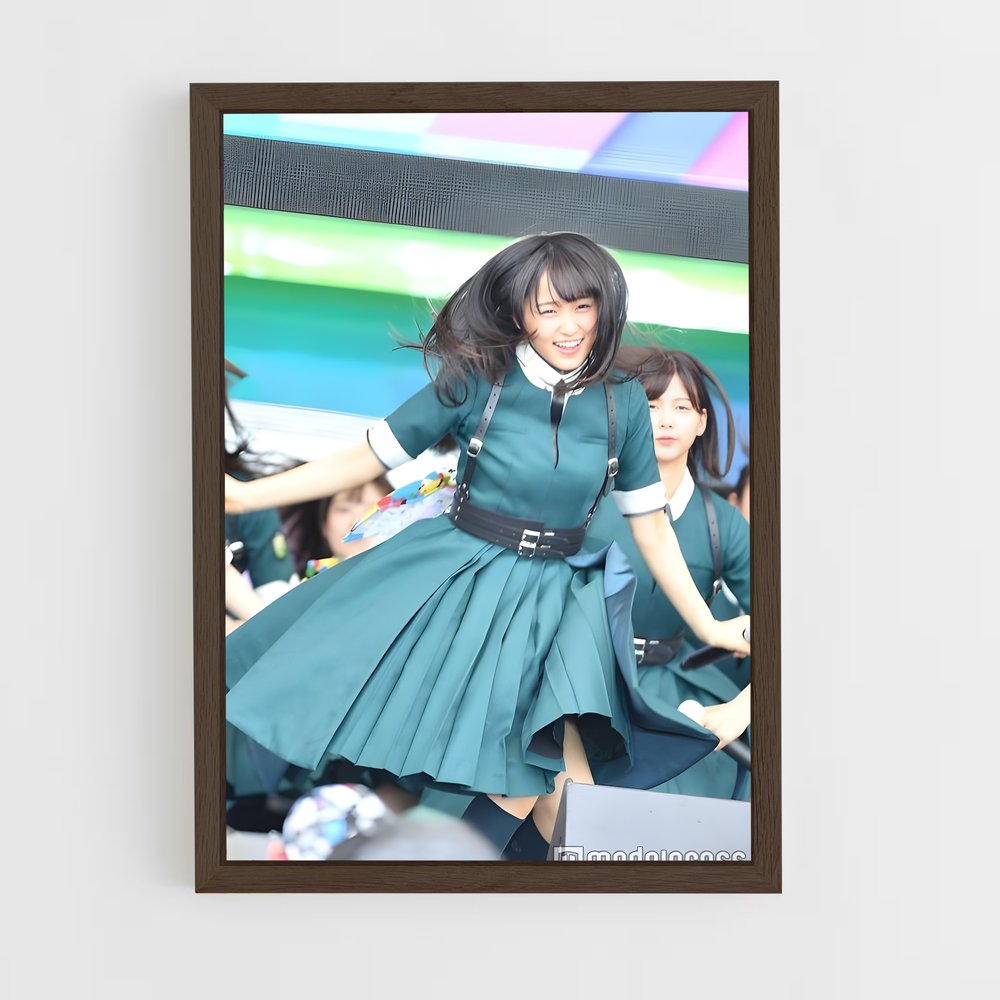 ap-keyakizaka46-2 cadre Bois foncé