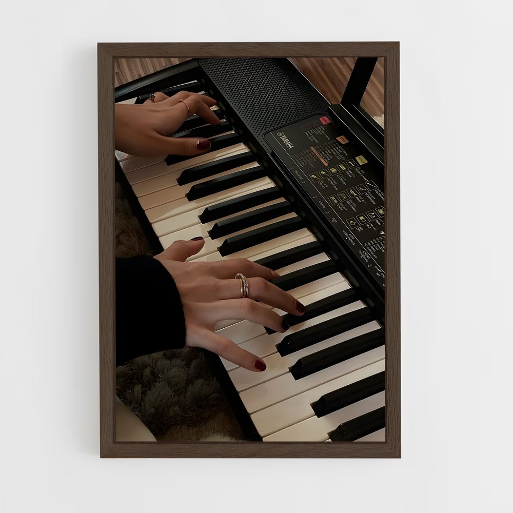 ap-keyboard-5 cadre Bois foncé