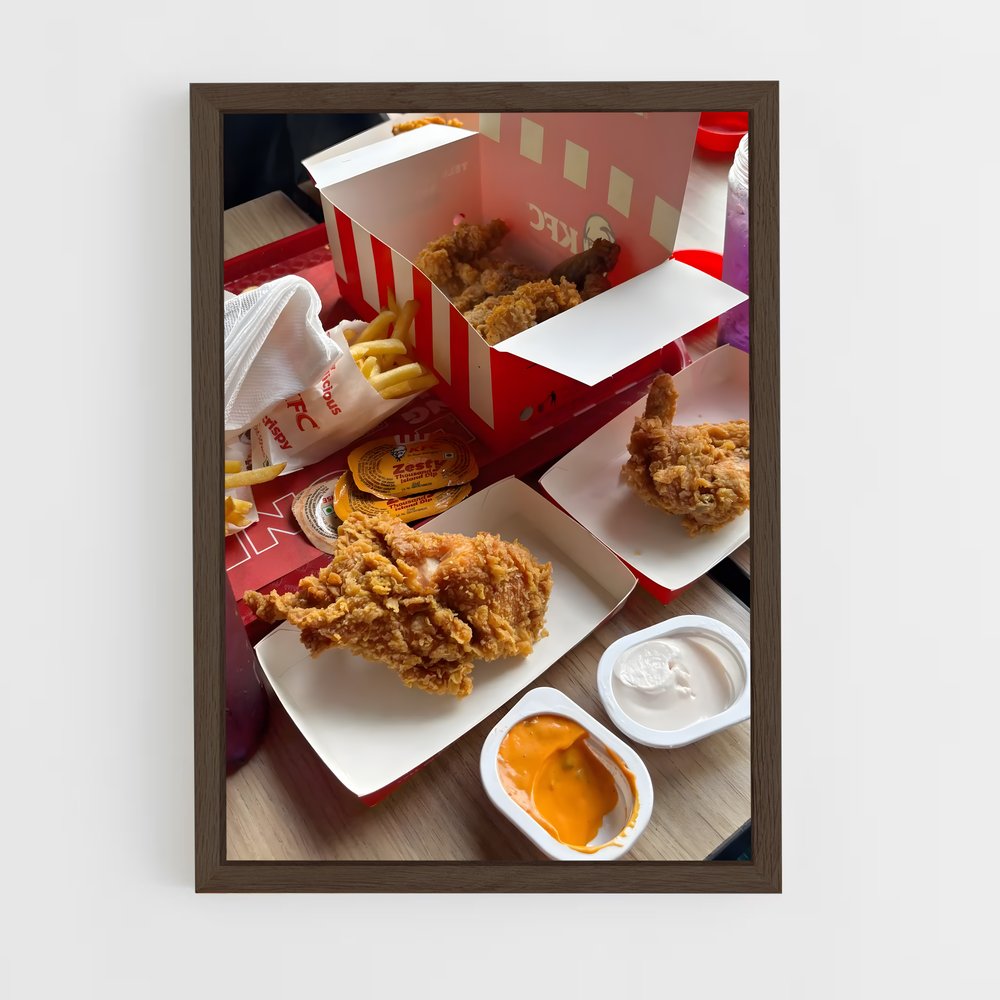 ap-kfc-6 cadre Bois foncé