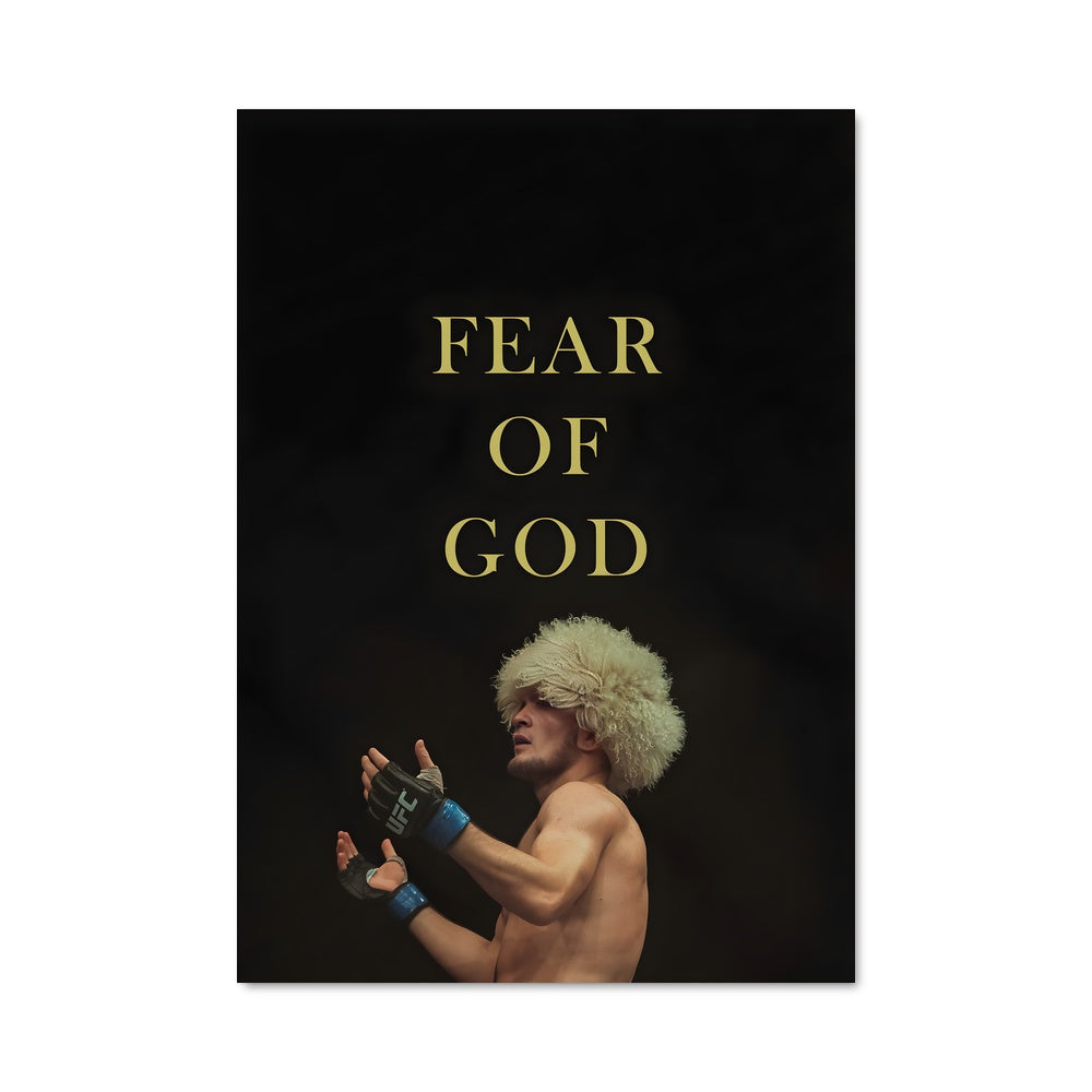 Poster Khabib en Action